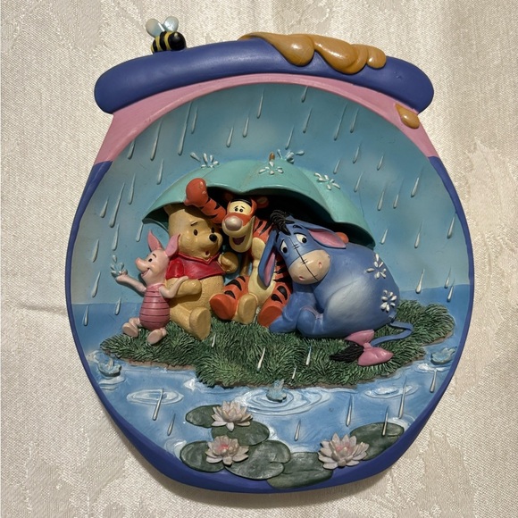 Disney Other - Disney Winnie the Pooh Rainy Day Wall Decor - Vintage